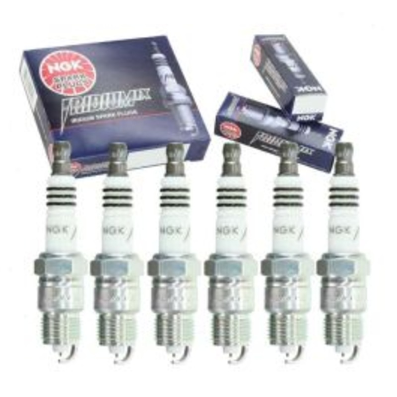 6 pc NGK Iridium IX Spark Plugs for 1975-1987 Dodge D100 3.7L L6