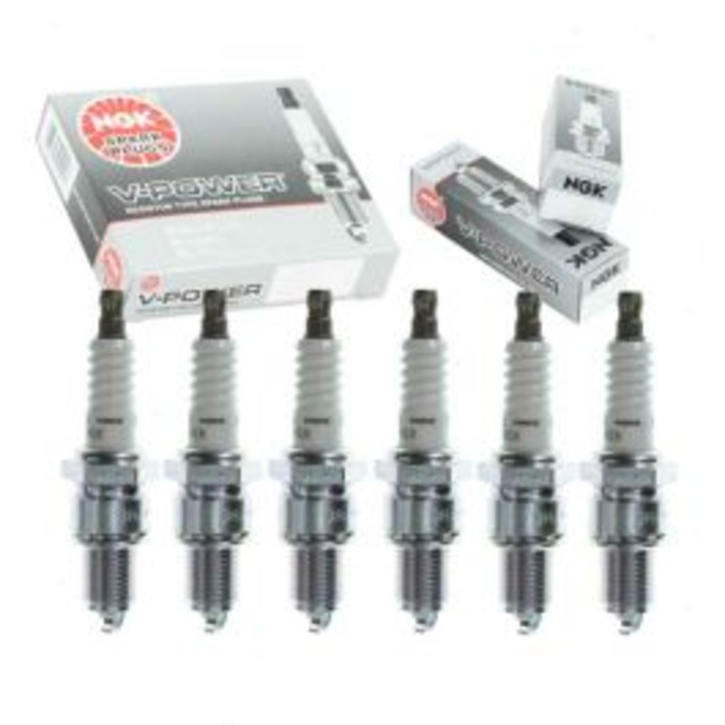 6 pc NGK V-Power Spark Plugs for 1968-1969 Checker Marathon 3.8L 4.1L L6