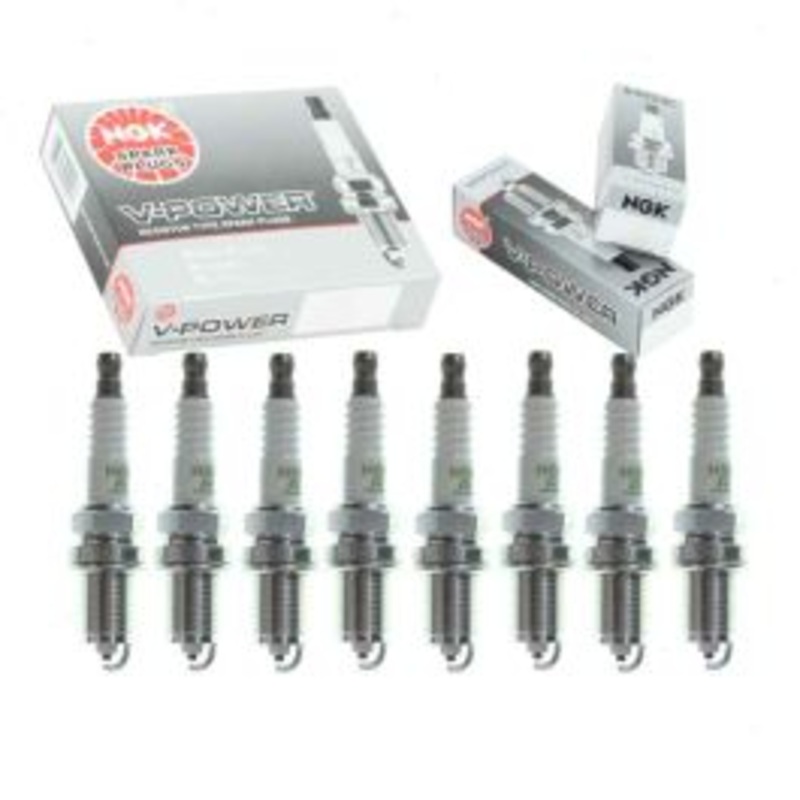 8 pc NGK V-Power 7390 BKR5EY Spark Plugs