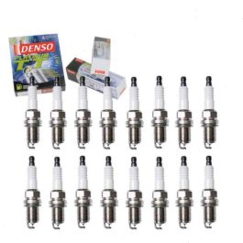 16 pc DENSO Platinum TT Spark Plugs for 2005 Mercedes-Benz SLK55 AMG 5.5L V8