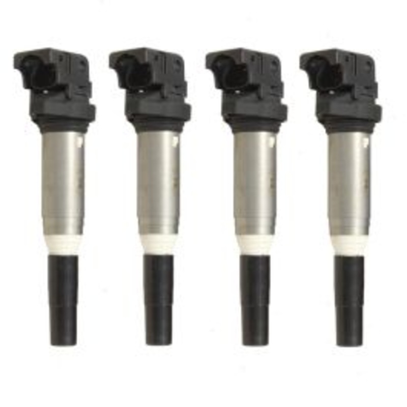 4 pc Hitachi Ignition Coils for 2012-2016 BMW 320i 2.0L L4