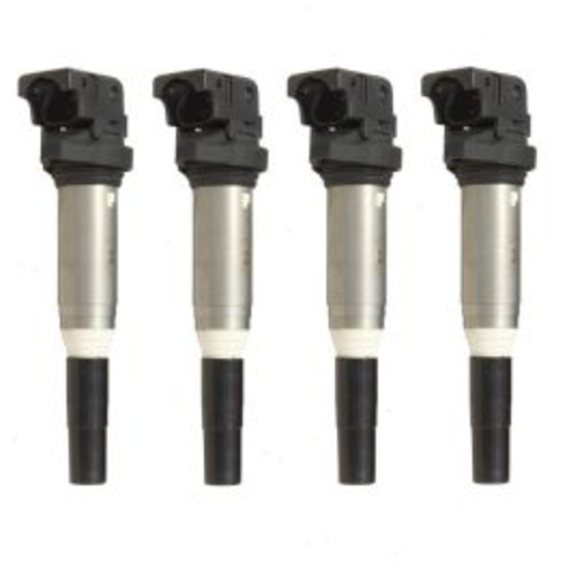 4 pc Hitachi Ignition Coils for 2014-2016 BMW 428i 2.0L L4