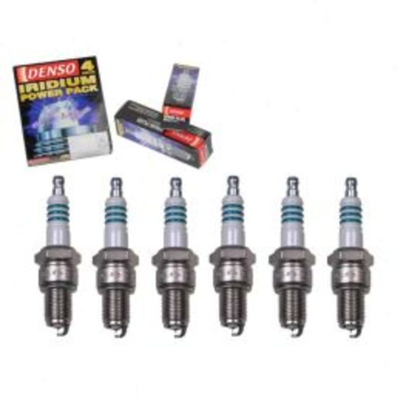 6 pc DENSO Iridium Power Spark Plugs for 1968-1974 Dodge W300 Pickup 3.7L L6