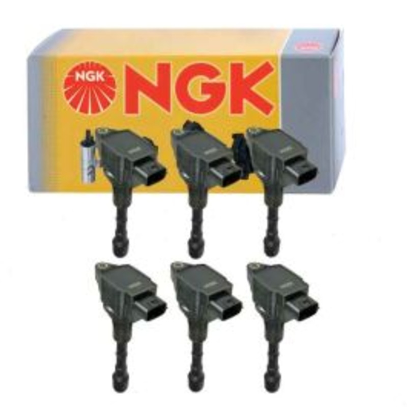 6 pc NGK Ignition Coils for 2014-2017 Infiniti QX70 3.7L V6