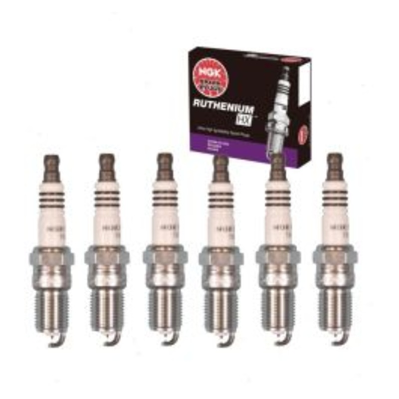 6 pc NGK Ruthenium HX Spark Plugs for 1997-2005 Chevrolet Astro 4.3L V6