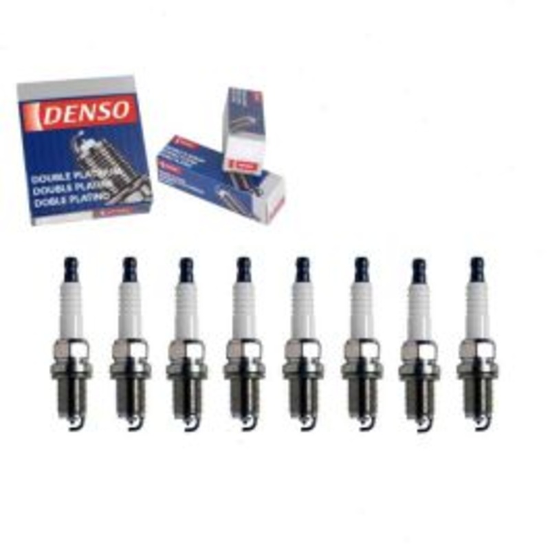 8 pc DENSO Double Platinum Spark Plugs for 1999-2004 Land Rover Discovery 4.0L 4.6L V8