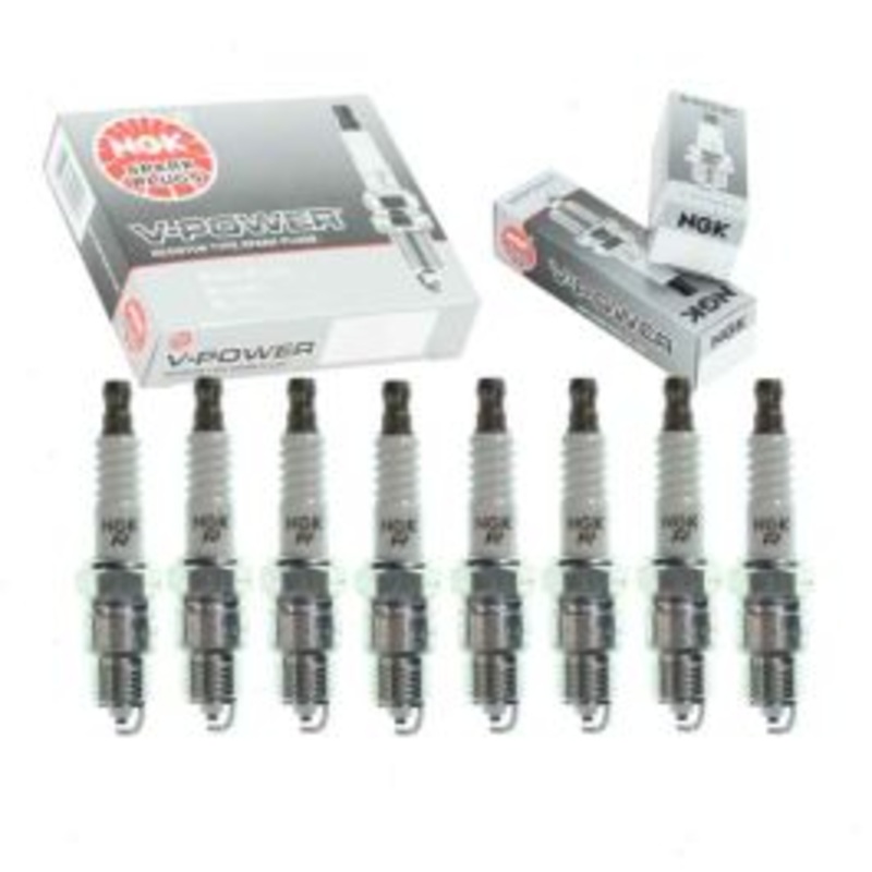 8 pc NGK V-Power Spark Plugs for 1976-1978 GMC P35 5.7L 7.4L V8
