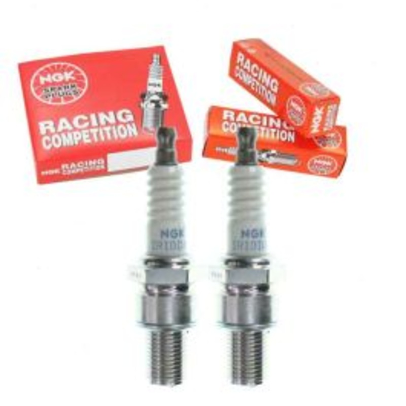 2 pc NGK Racing 7763 R7376-9 Spark Plugs
