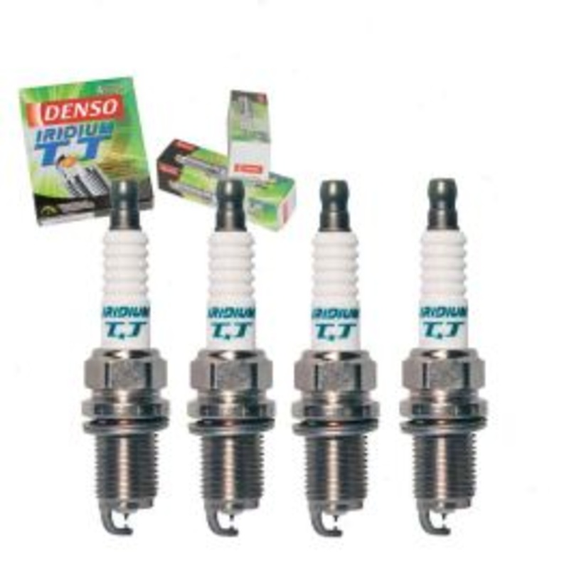 4 pc DENSO Iridium TT Spark Plugs for 1990-1997 Mazda MX-6 2.0L 2.2L L4