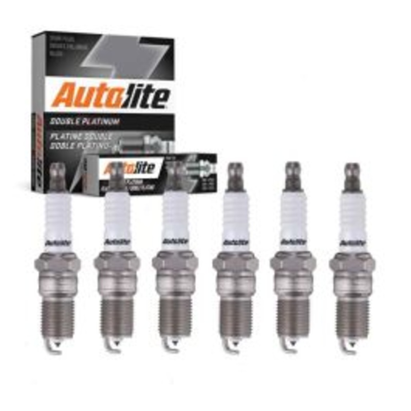 6 pc Autolite Double Platinum Spark Plug for 1997 Ford E-250 Econoline 4.2L