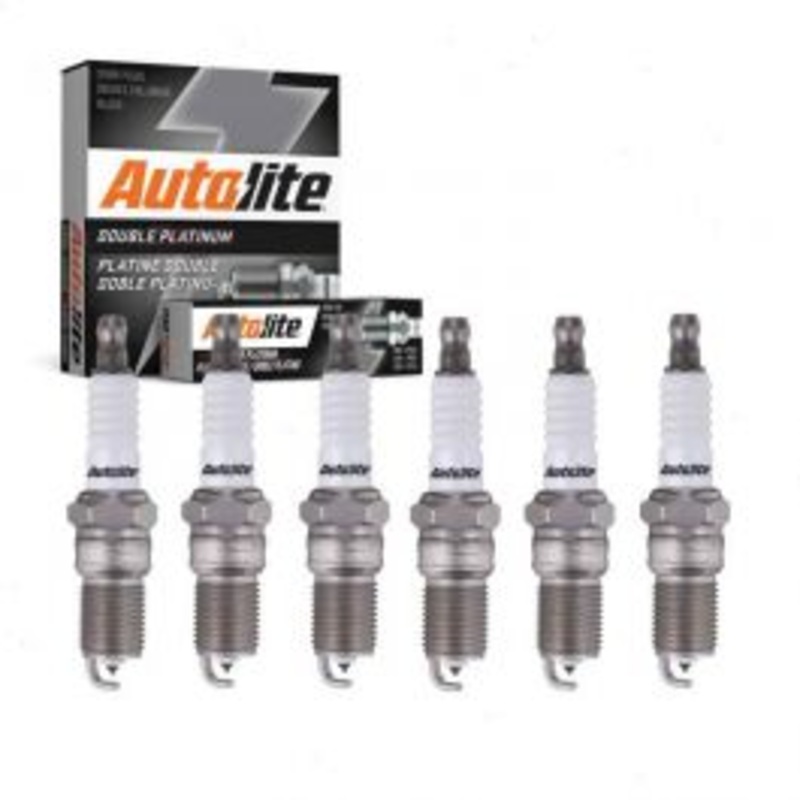 6 pc Autolite Double Platinum Spark Plug for 2006-2011 Buick Lucerne 3.8L