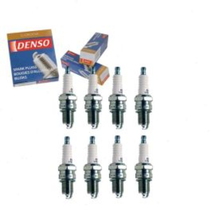 8 pc DENSO Standard U-Groove Spark Plugs for 1967-1978 Dodge Charger 5.2L 5.6L 5.9L 7.0L V8