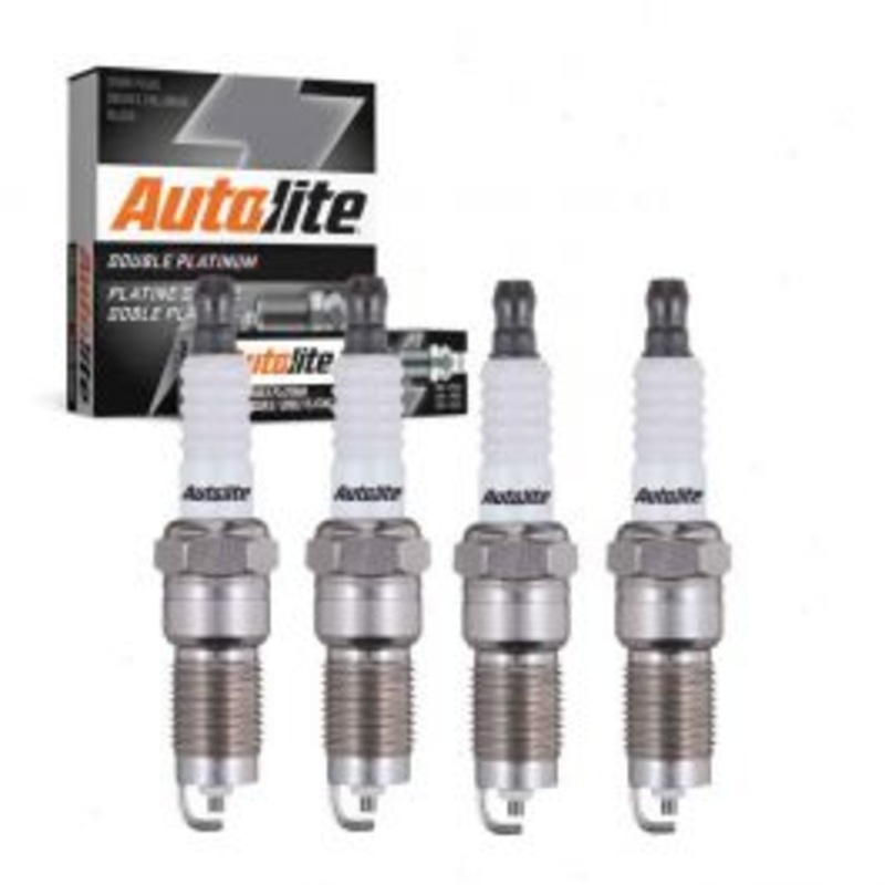 4 pc Autolite Double Platinum Spark Plug for 1983-1986 Ford LTD 2.3L L4