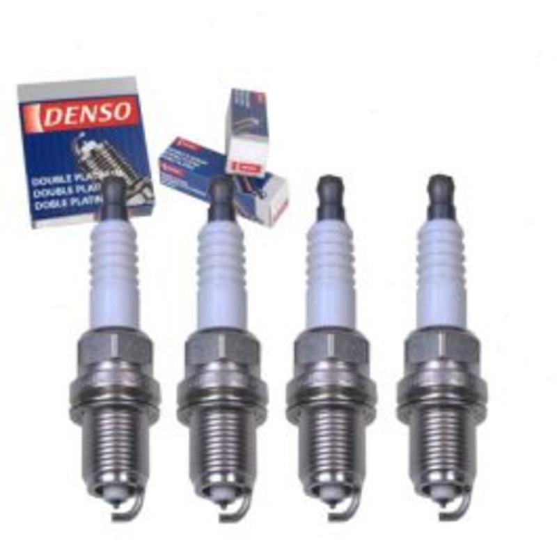 4 pc DENSO Double Platinum Spark Plugs for 1999-2002 Daewoo Nubira 2.0L L4
