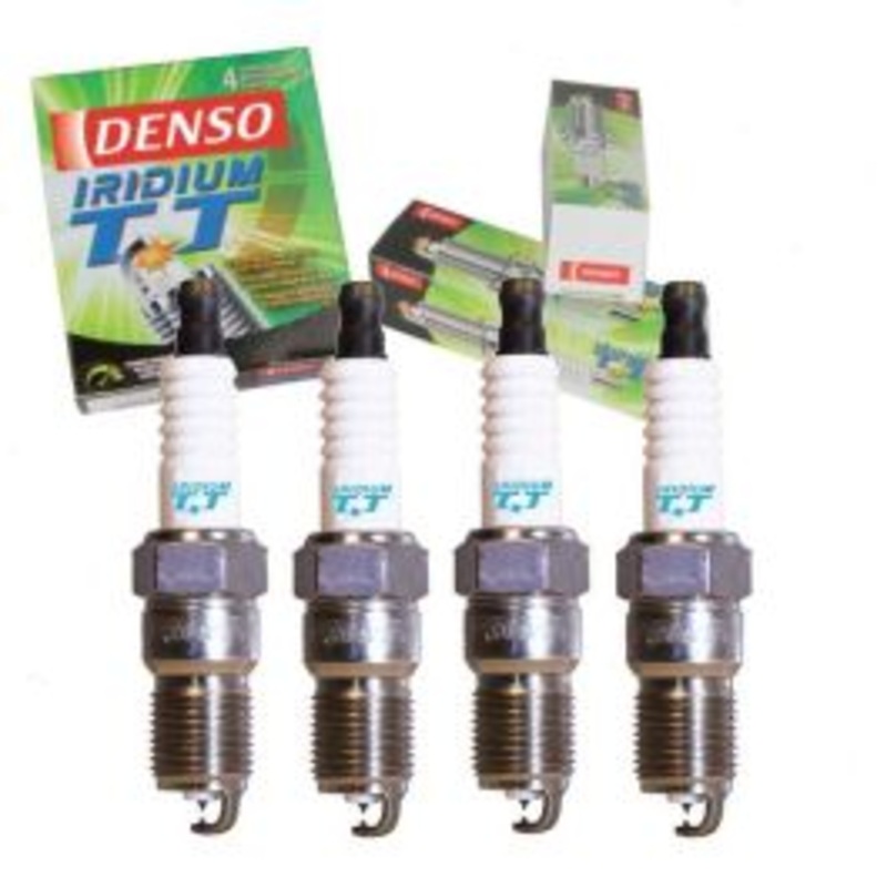 4 pc DENSO Iridium TT Spark Plugs for 2002 Saturn L100