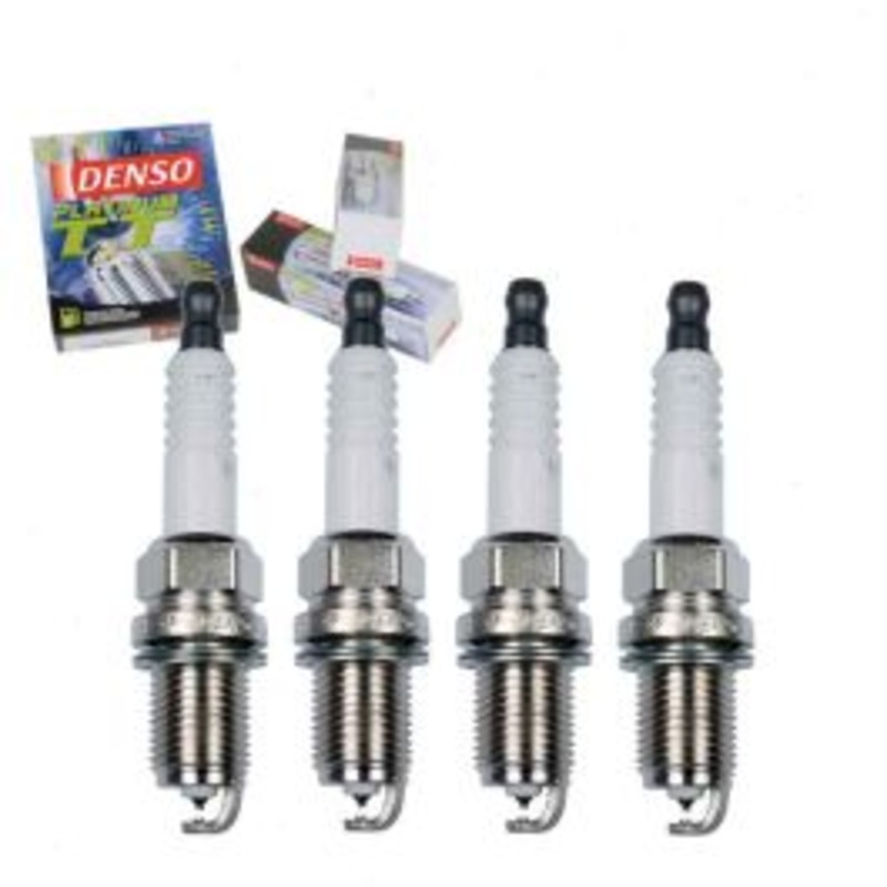 4 pc DENSO Platinum TT Spark Plugs for 1987 Oldsmobile Calais 2.3L L4