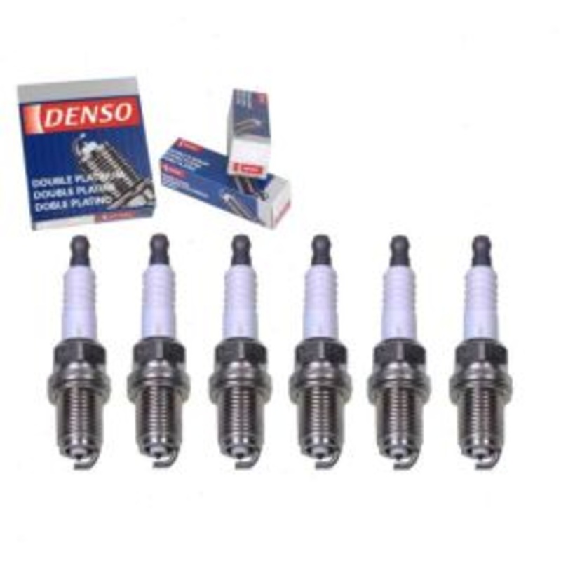 6 pc DENSO Double Platinum Spark Plugs for 2003-2004 Audi A6 Quattro 2.7L V6