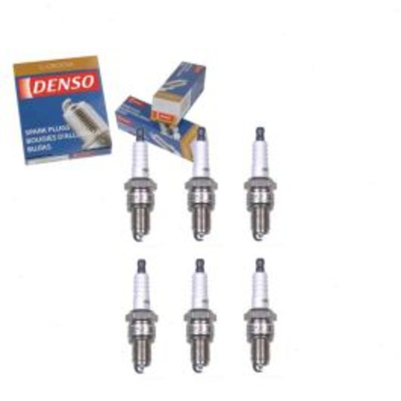 6 pc DENSO Standard U-Groove Spark Plugs for 1990-1995 Dodge Spirit 3.0L V6