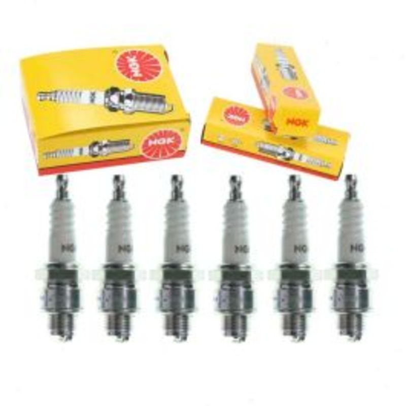 6 pc NGK Standard Spark Plugs for 1949-1952 Ford F1 3.5L 3.7L 3.9L L6 V8