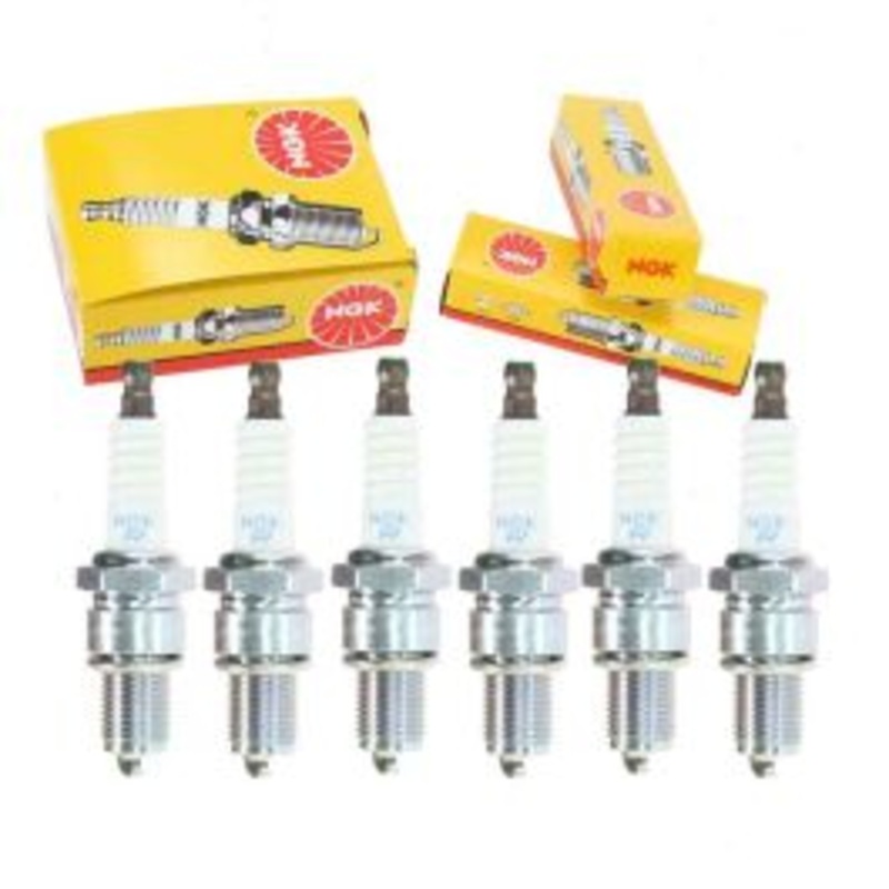 6 pc NGK Standard Spark Plugs for 1968-1974 Dodge W300 Pickup 3.7L L6