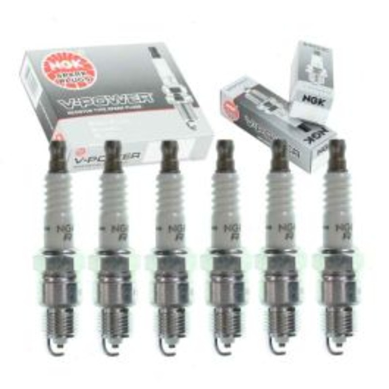 6 pc NGK V-Power Spark Plugs for 1977-1980 Buick Skyhawk 3.8L V6
