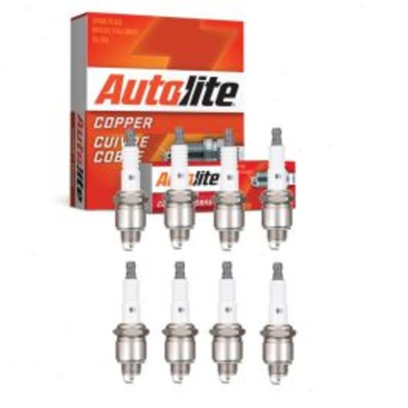 8 pc Autolite Copper Core Spark Plugs for 1965-1971 Pontiac Parisienne 4.6L 5.0L 5.3L 5.7L 6.6L 7.5L V8