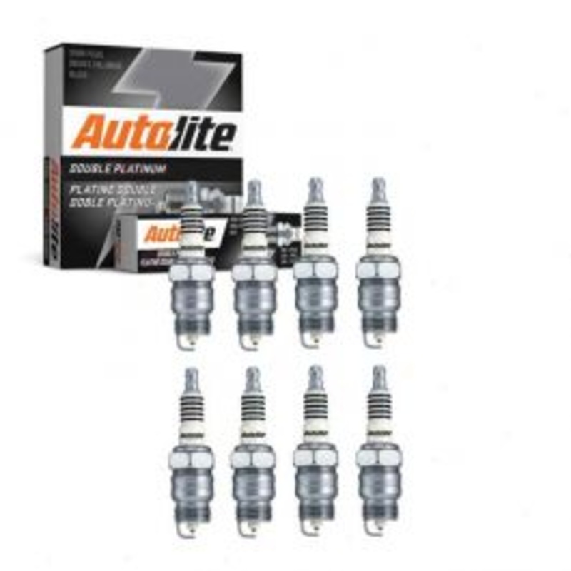 8 pc Autolite Double Platinum Spark Plug for 1967-1973 AC 428