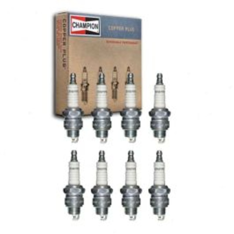 8 pc Champion Copper Plus Spark Plugs for 1962-1965 Apollo GT 3.5L 4.9L V8