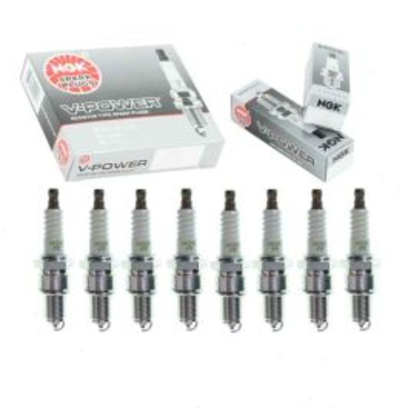 8 pc NGK V-Power Spark Plugs for 1984-1985 Mercedes-Benz 380SE 3.8L V8
