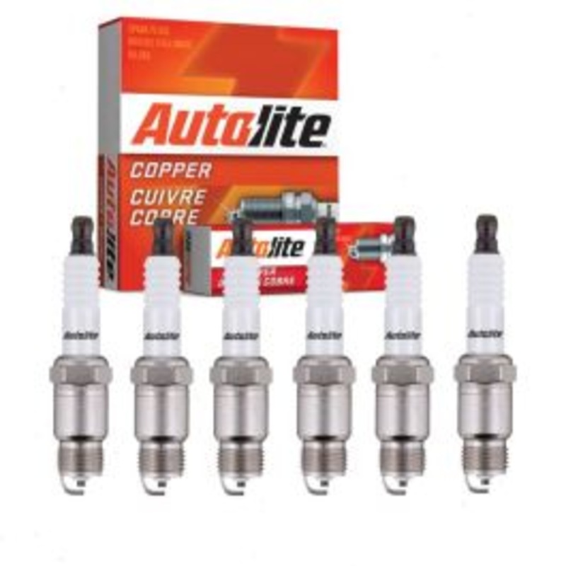 6 pc Autolite Copper Core Spark Plugs for 1976-1980 Chevrolet K20 4.1L L6