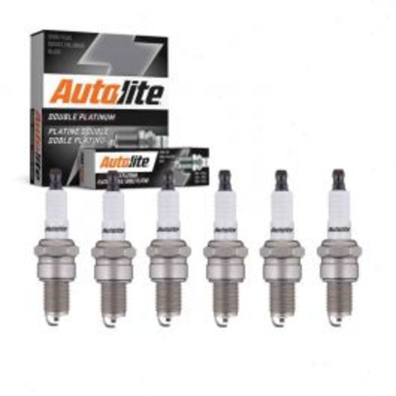 6 pc Autolite Double Platinum Spark Plug for 1961-1965 Fargo F100 Pickup