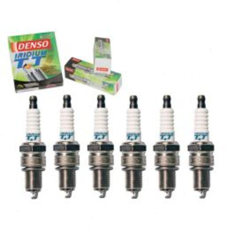 6 pc DENSO Iridium TT Spark Plugs for 1988-1992 BMW 735iL 3.5L L6