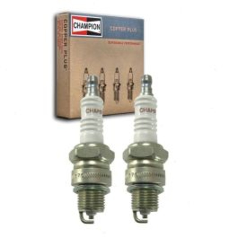 2 pc Champion Copper Plus 327 RL87YC Spark Plugs