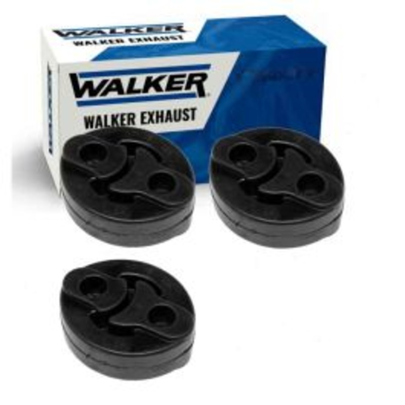 3 pc Walker Int Pipe Exhaust System Insulators for 1989-1992 Dodge Colt 1.5L L4