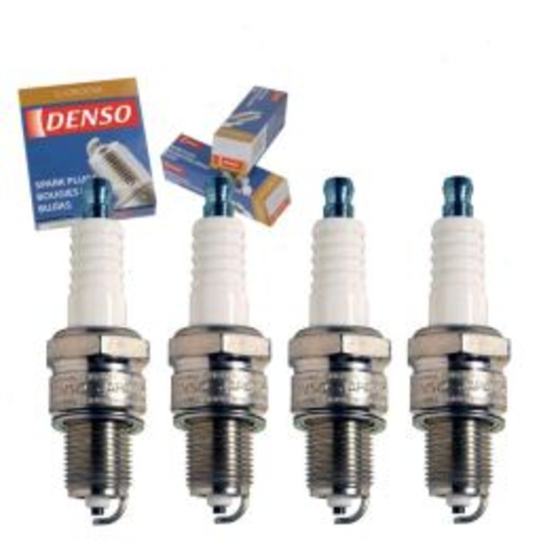 4 pc DENSO Standard U-Groove Spark Plugs for 1975-1977 Renault R12 1.6L L4