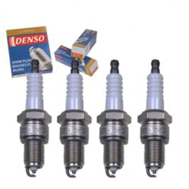 4 pc DENSO Standard U-Groove Spark Plugs for 1978-1979 Nissan 510 2.0L L4