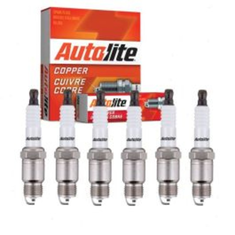 6 pc Autolite Copper Core Spark Plugs for 1975-1976 Dodge Coronet 3.7L L6