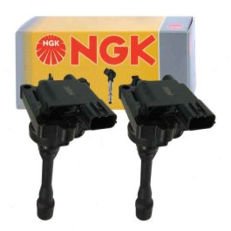 2 pc NGK Ignition Coils for 2002-2007 Mitsubishi Lancer 2.0L L4