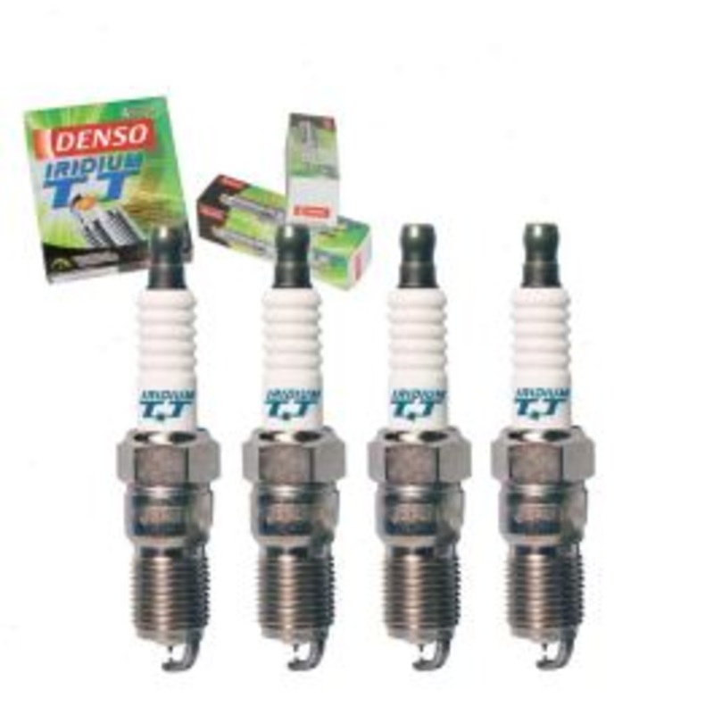 4 pc DENSO Iridium TT Spark Plugs for 1984-1994 Ford Tempo 2.3L L4