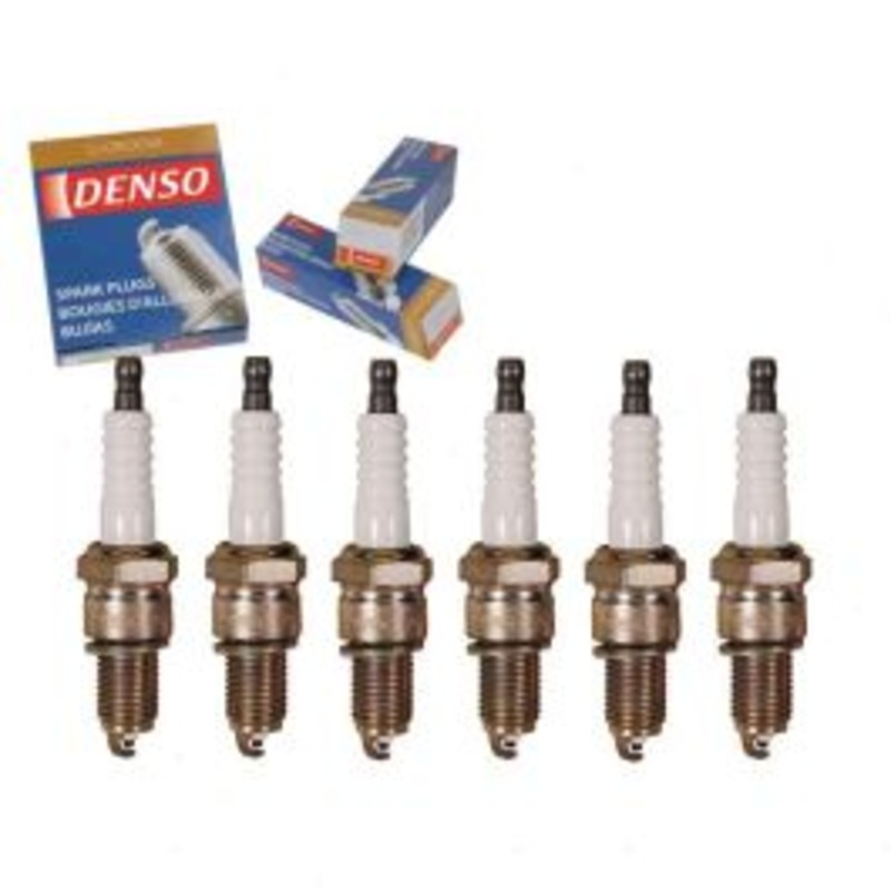 6 pc DENSO Standard U-Groove Spark Plugs for 1970-1974 Dodge Charger 3.7L L6
