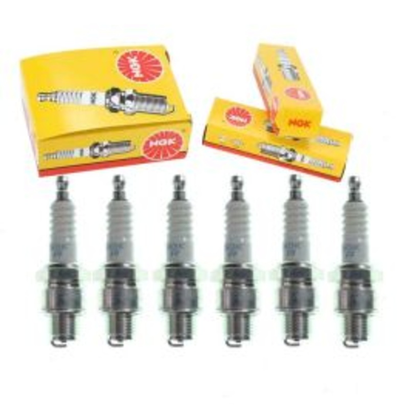 6 pc NGK Standard Spark Plugs for 1957-1959 Aston Martin DB 3.0L L6