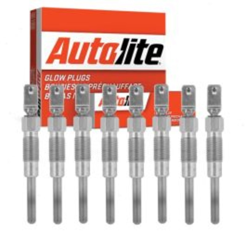 8 pc Autolite Diesel Glow Plugs for 1979-1983 Oldsmobile Custom Cruiser