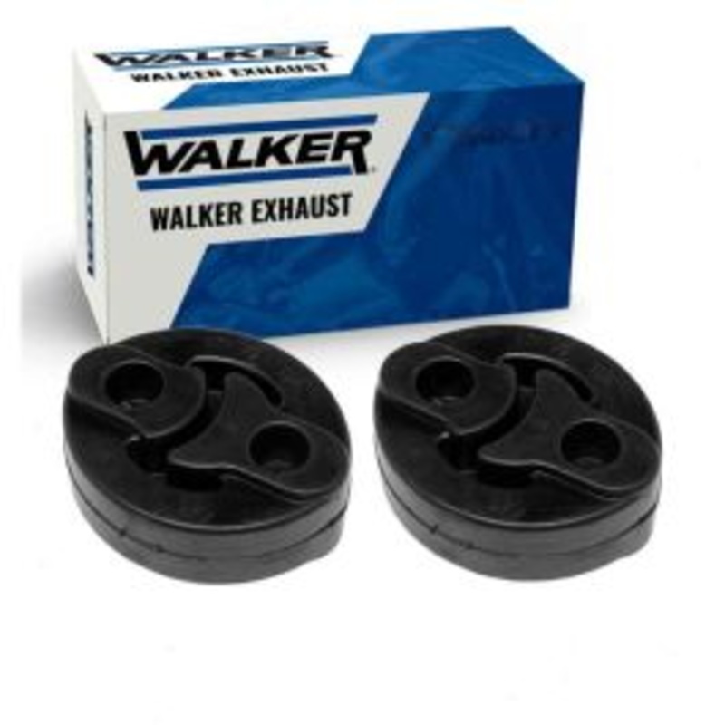 2 pc Walker Muffler Exhaust System Insulators for 2003-2010 Pontiac Vibe 1.8L 2.4L L4