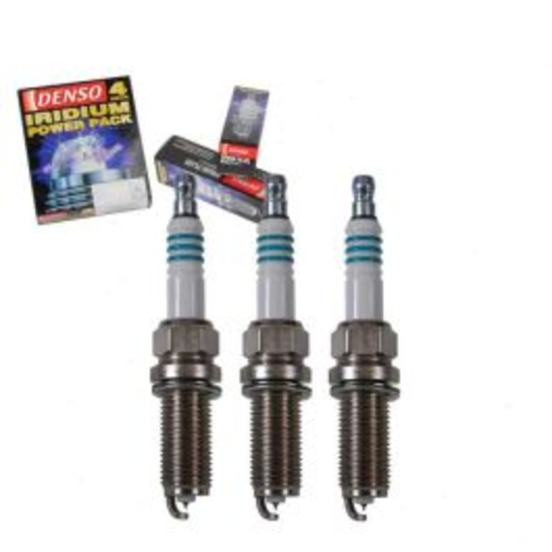 3 pc DENSO Iridium Power Spark Plugs for 2014-2015 Mitsubishi Mirage 1.2L L3