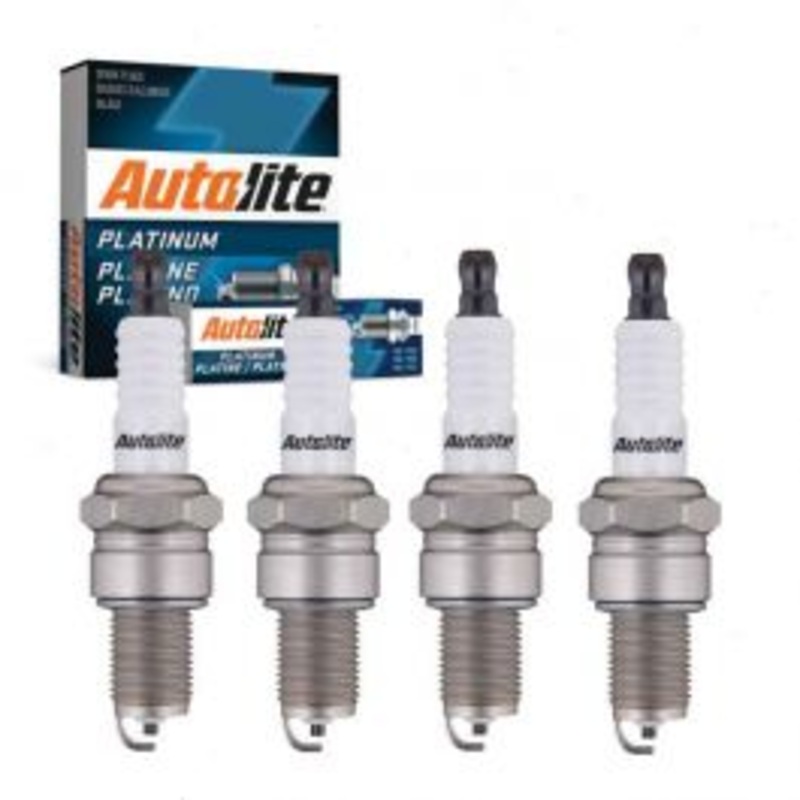 4 pc Autolite Platinum Spark Plug for 1987-1988 Chevrolet Spectrum