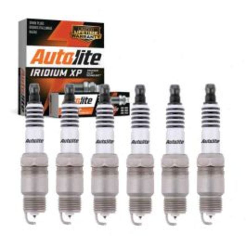 6 pc Autolite Iridium XP Spark Plug for 1986 Pontiac Grand Prix 4.3L V6