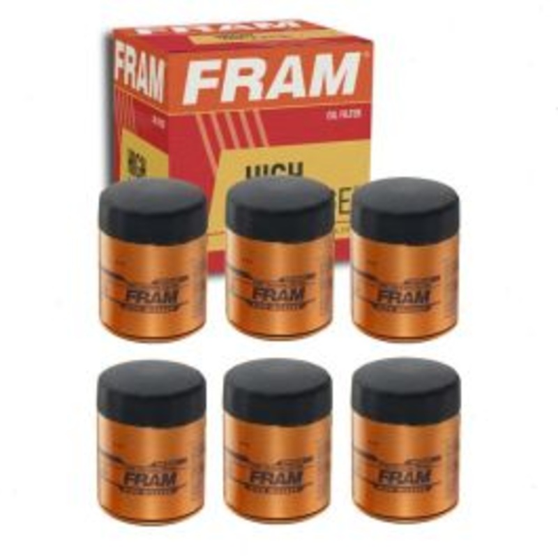 6 pc FRAM High Mileage HM3682 Engine Oil Filters