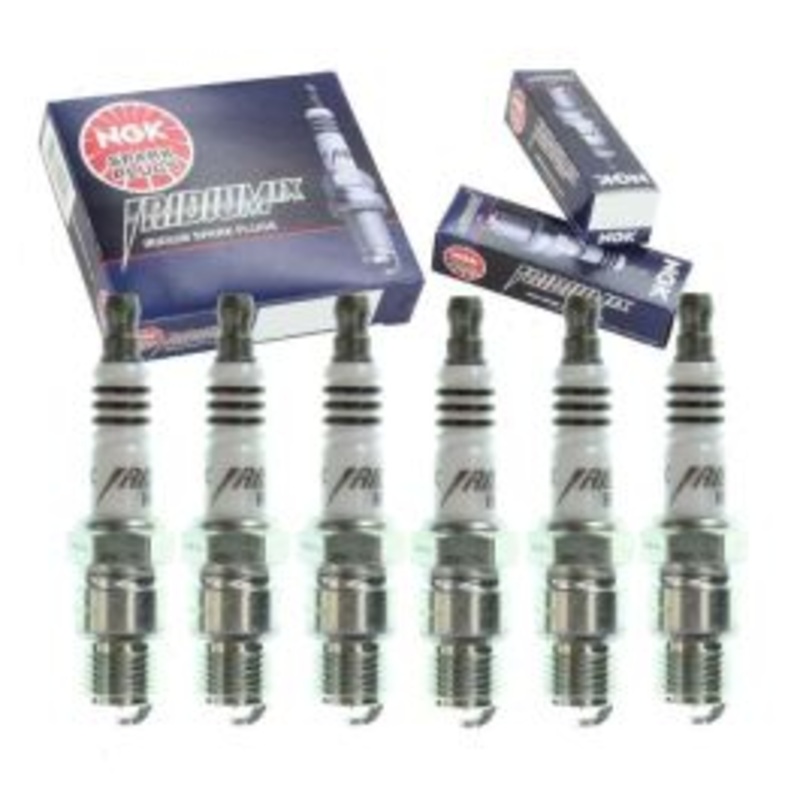 6 pc NGK Iridium IX Spark Plugs for 1975 Pontiac Grand LeMans 4.1L L6