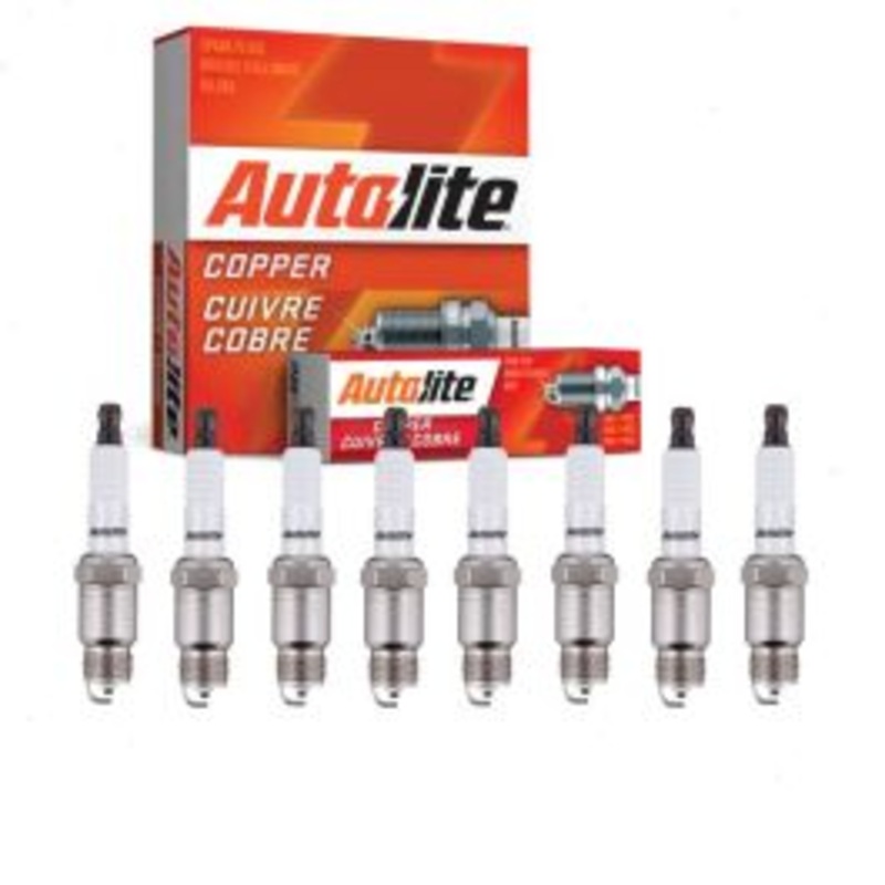 8 pc Autolite Copper Core Spark Plugs for 1970-1981 Pontiac Laurentian 4.4L 5.0L 5.7L 6.6L 7.5L V8