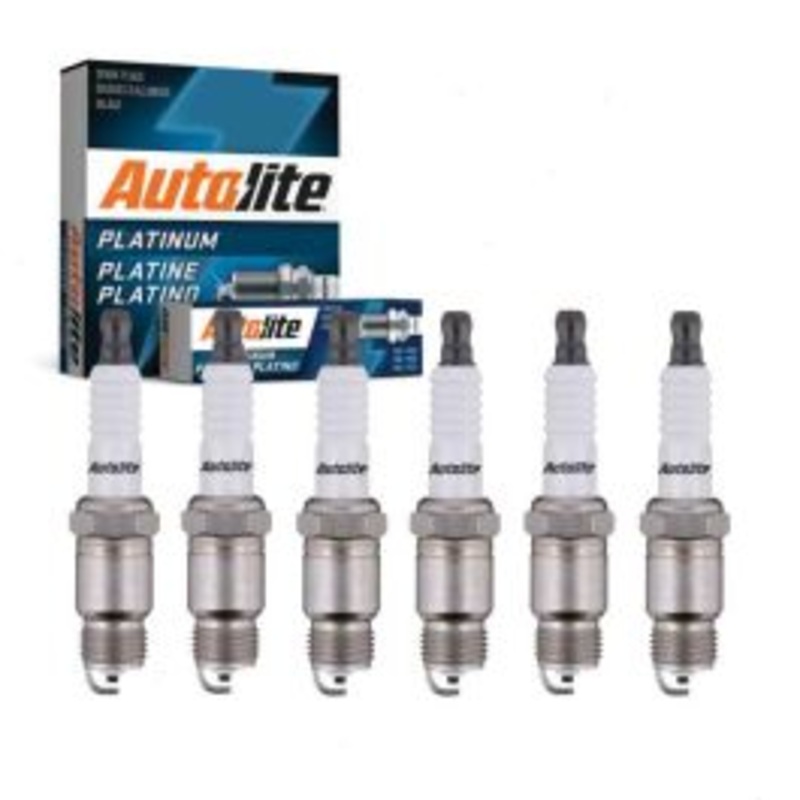 6 pc Autolite Platinum Spark Plug for 1976-1978 GMC C15 4.1L L6